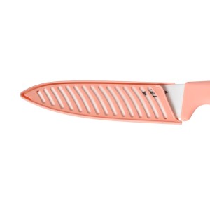 Couteau Chef Équilibre et son étui coloris pêche Couteau Chef Équilibre et son étui coloris pêche