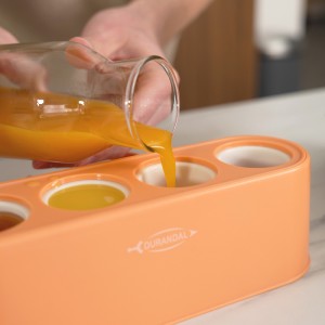 Moule à sorbets en silicone réutilisable Moule à sorbets en silicone réutilisable