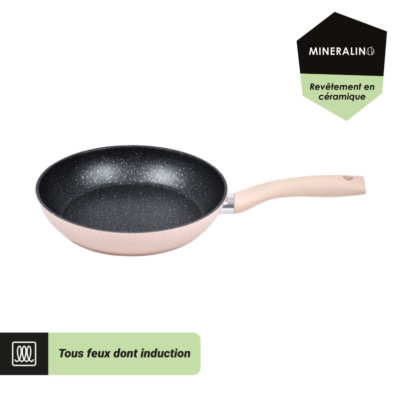 Poêle Équilibre 24cm couleur vanille