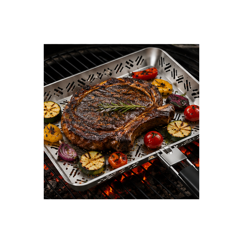 poele bbq rectangle