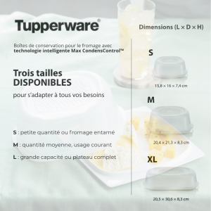 Boîtes à fromage différentes tailles