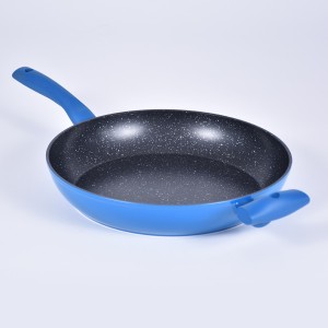 Poêle 32cm bleu