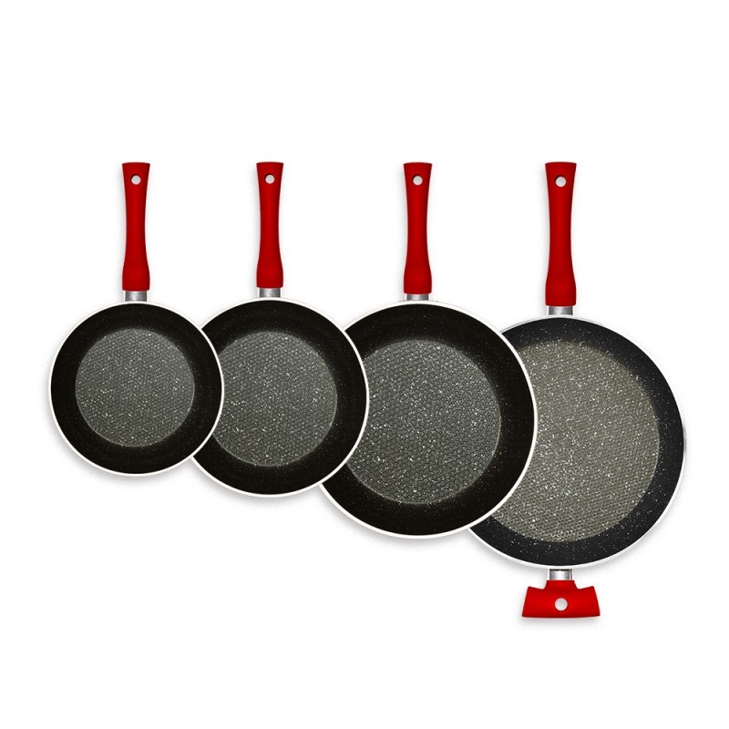 Poêles de cuisine rouge Tentation Durandal