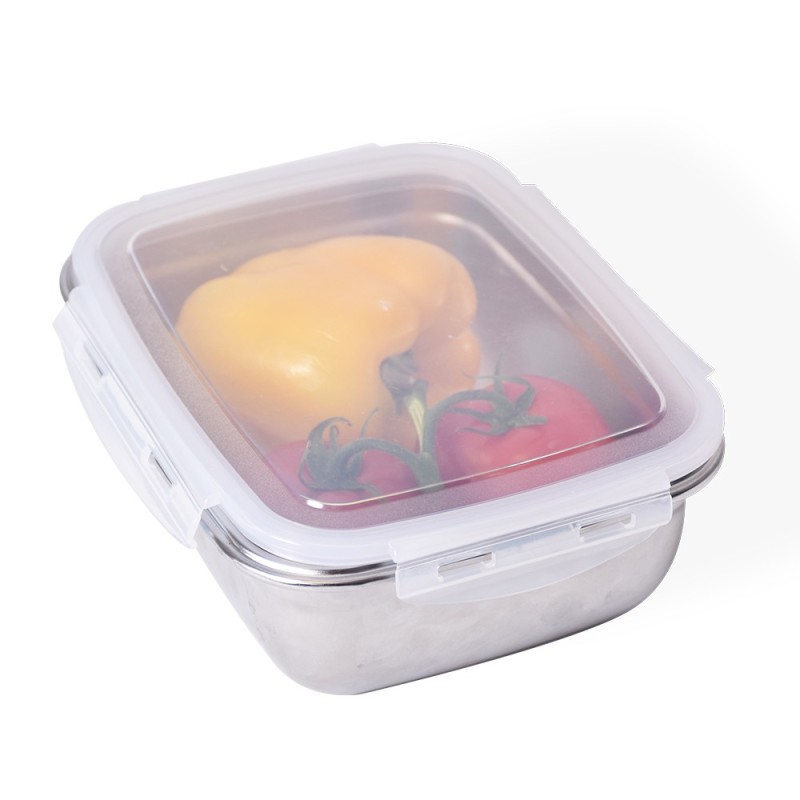 Lot De 3 Boîtes Hermétiques Nicelock En Acier Inoxydable – 450/750/1200 Ml, Sans BPA, Passe Au Lave-vaisselle