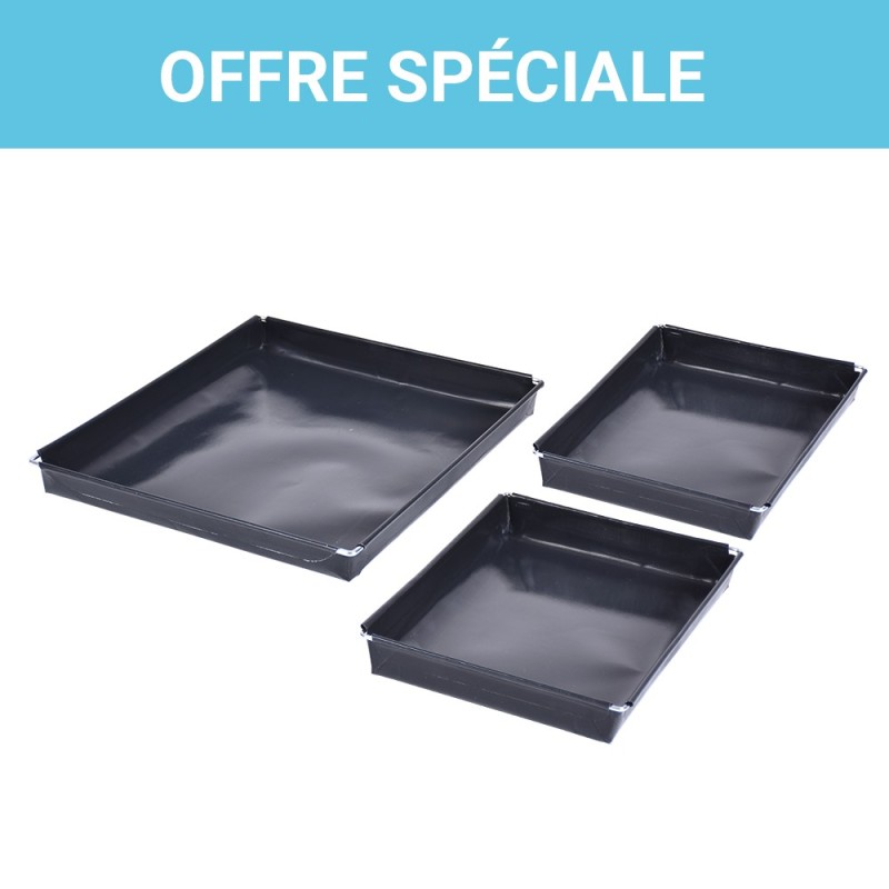 Lot 3 plats de cuisson antiadhésifs barbecue Lot 3 plats de cuisson antiadhésifs barbecue