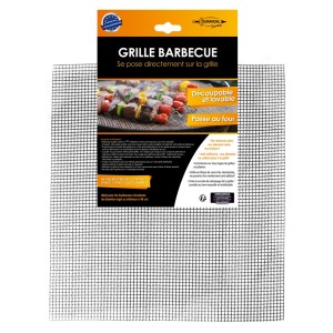 Grille pour barbecue antiadhésive rectangulaire