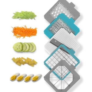 Dicer Star Plus Coupe Legumes et Fruits avec Réservoir