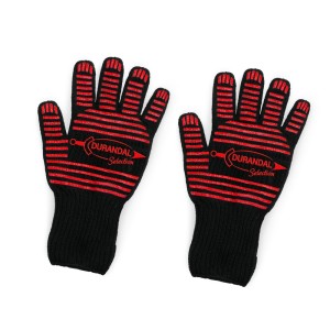 Lot de 2 gants anti-chaleur spécial barbecue Lot de 2 gants anti-chaleur spécial barbecue