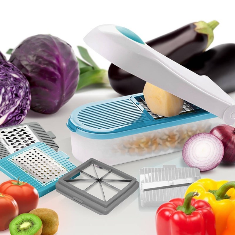 Râpe à Légumes Manuelle Inox - Coupe Légumes - Gadgets de Cuisine