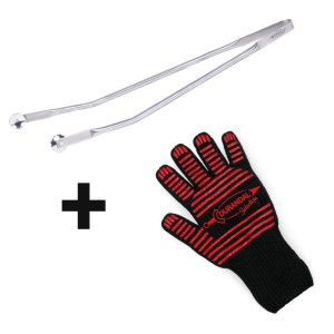 Lot pince et gant anti-chaleur barbecue Lot pince et gant anti-chaleur barbecue