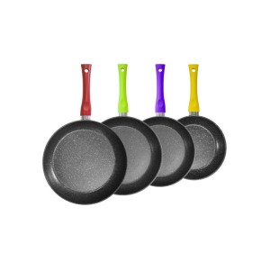 Lot de 4 poêles compatibles induction Durandal Lot de 4 poêles compatibles induction Durandal