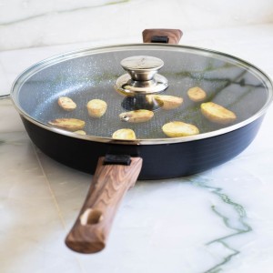 Couvercle poignée inox pour poêle de cuisson