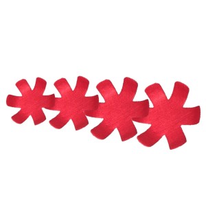 CADEAU : Protection en feutrine rouge pour poêles et casseroles