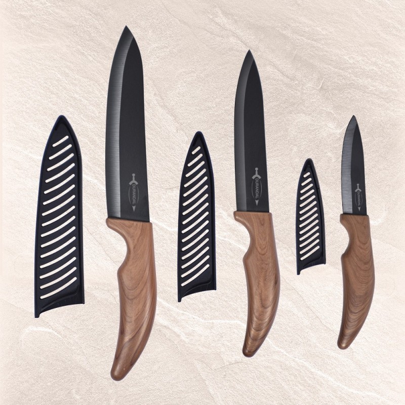 Set de découpe 3 couteaux céramique Durandal
