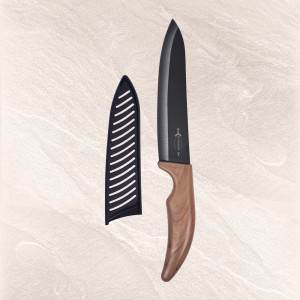 Couteau Chef en céramique noire Durandal
