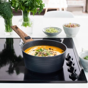 Casserole antiadhésive en céramique saine 24 cm/2,7 l, manche