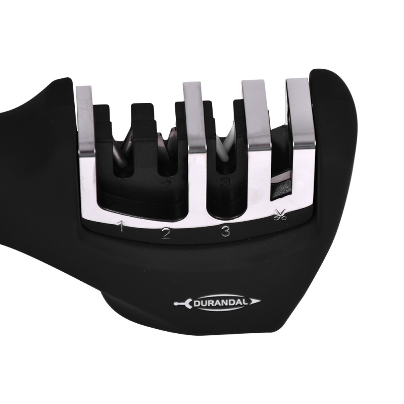 Aiguiseur De Couteaux Professionnel Aiguiseur De Couteaux AccuSharp - Pour Couteaux à Filet - Carbure De Tungstène - Poignée Ergonomique Aiguiseur De Couteaux Manuel