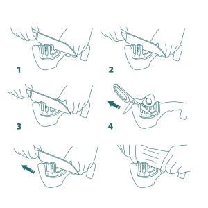 Aiguiseur manuel 4-en-1 pour couteaux et ciseaux