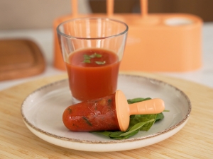 Glace maison façon gaspacho