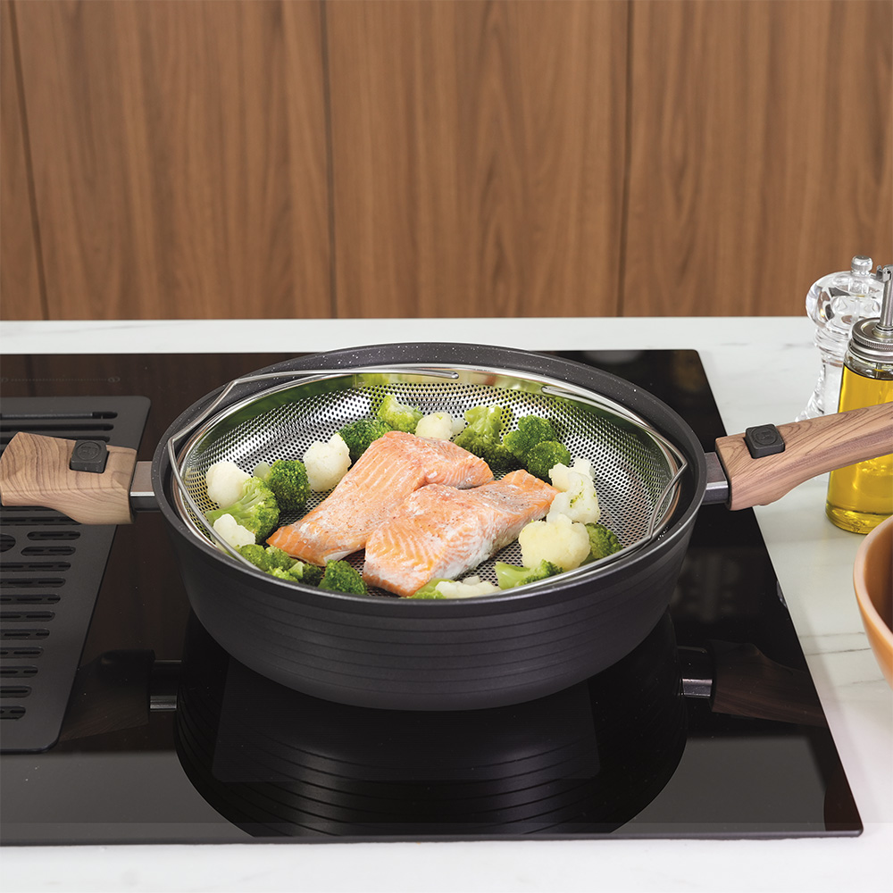 Saumon et légumes vapeur cocotte infinity