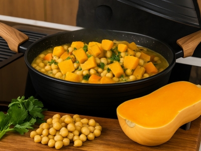 Tajine de butternut fondant et parfumé à la poêle cocotte Infinity